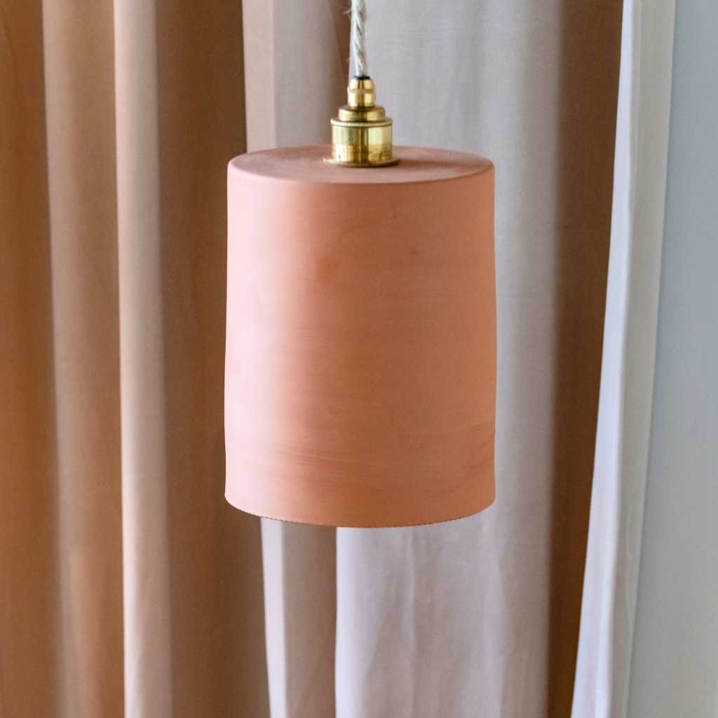 COLETTE - Suspension en terre cuite ocre