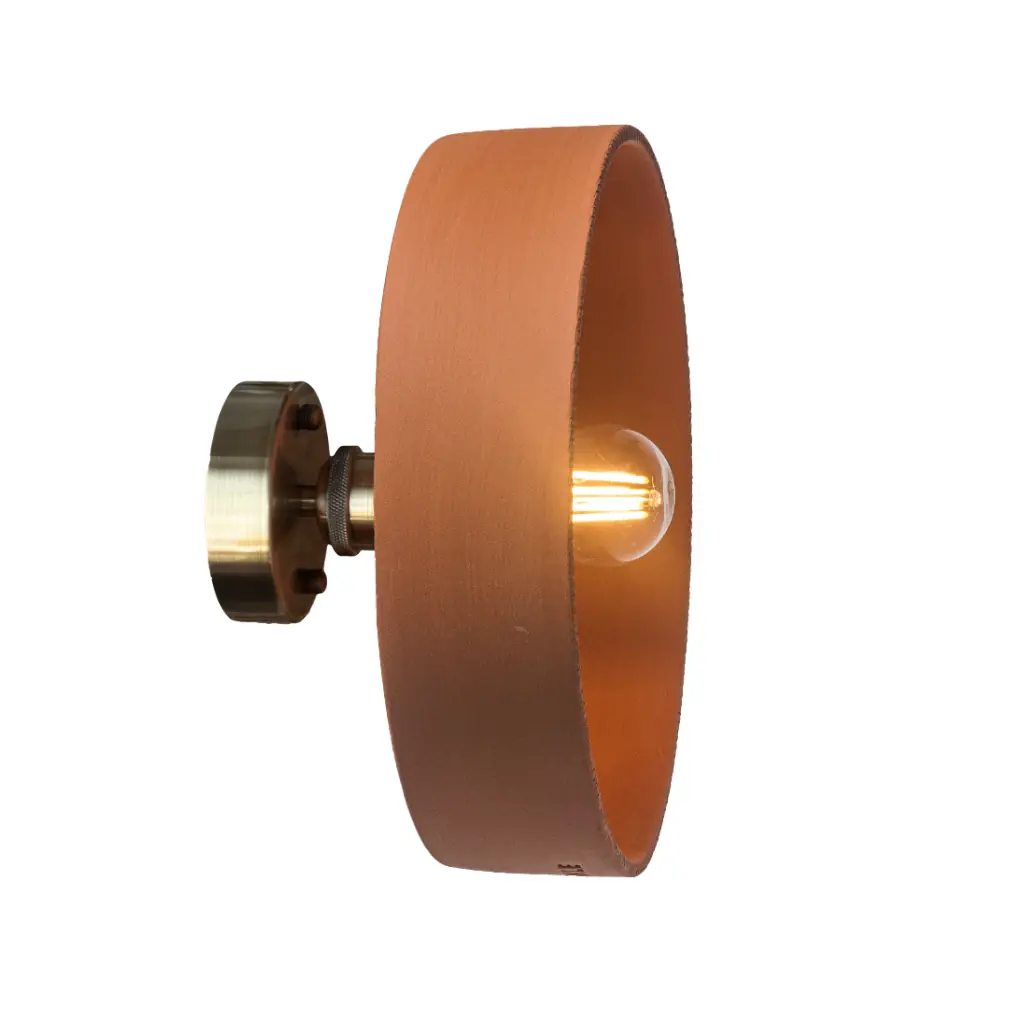 YVETTE S - Applique murale en terre cuite Ocre