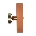 YVETTE M - Applique murale en terre cuite ocre