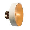 YVETTE M - Applique murale en terre cuite blanche