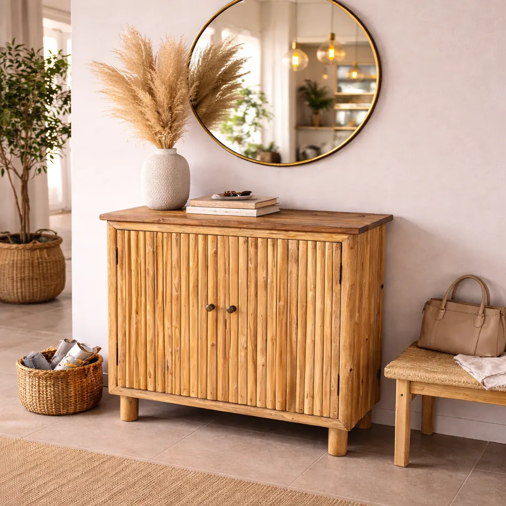 PIERRA - Buffet en bois de teck
