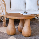 SUZIE - Table basse en bois de mindi