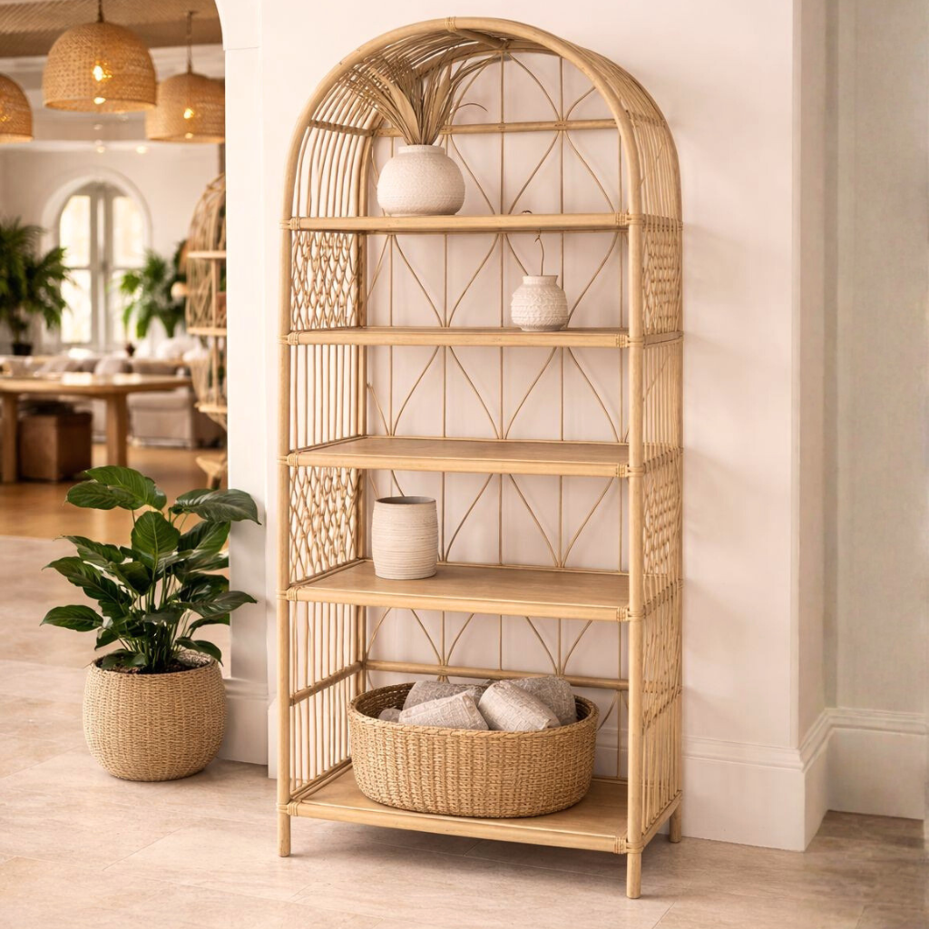 [3760428964540] OSYRA - Grande étagère en rotin