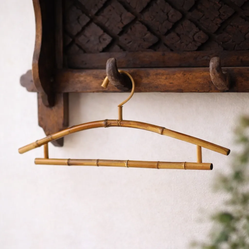 POLO - Lot de 6 cintres en bambou