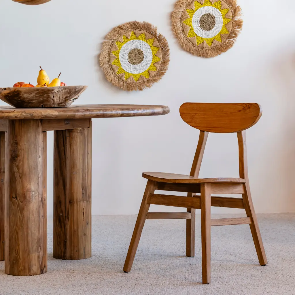 SUZETTE - Chaise en bois de teck